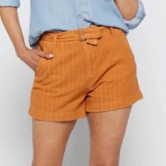 KUT From The Kloth Shorts Women's Size 16 Justine Hemp-Blend Belted Ladies NWT - Picture 1 of 15
